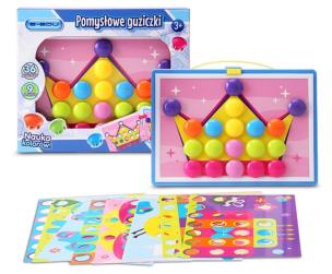 Opakowanie Pomysłowe guziczki Nauka kolorów E-Edu