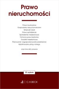 Prawo nieruchomości oraz inne akty prawne. Autor: Opracowanie zbiorowe. Multiszop.pl Okładka książki Prawo nieruchomości oraz inne akty prawne