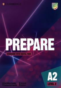 Prepare Level 2 Workbook with Digital Pack. Autor: Cooke Caroline, Catherine Smith. Multiszop.pl Okładka książki Prepare Level 2 Workbook with Digital Pack