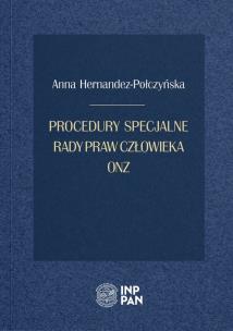 Okładka książki Procedury specjalne Rady Praw Człowieka ONZ