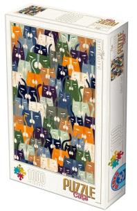 Opakowanie Puzzle 1000 Andrea Kurti, Koty