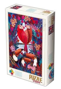 Opakowanie Puzzle 1000 Andrea Kurti, Papugi