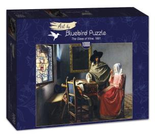Opakowanie Puzzle 1000 Jan Vermeer, Kieliszek wina