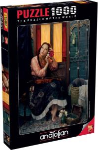 Opakowanie Puzzle 1000 Karmazynowa róża