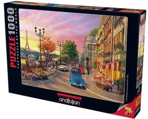 Opakowanie Puzzle 1000 Paryż o zachodzie słońca