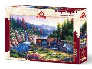 Opakowanie Puzzle 1000 Podróż pociągiem