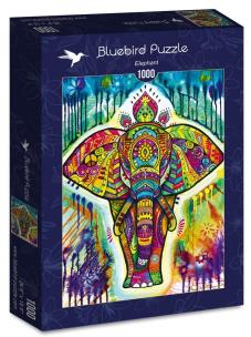Opakowanie Puzzle 1000 Słoń, Dean Russo