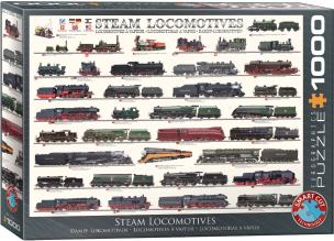 Opakowanie Puzzle 1000 Steam Locomotives 6000-0090