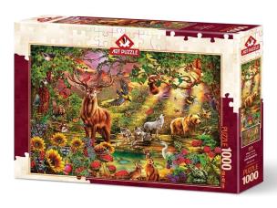 Opakowanie Puzzle 1000 Zaczarowany las