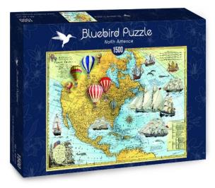 Opakowanie Puzzle 1500 Ameryka Północna