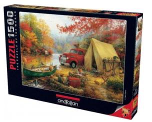 Opakowanie Puzzle 1500 Biwak nad rzeką
