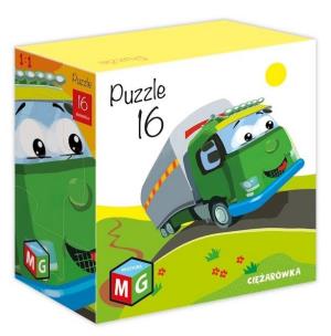 Puzzle 16 Ciężarówka. Wydawca: MULTIGRA. Multiszop.pl Opakowanie Puzzle 16 Ciężarówka