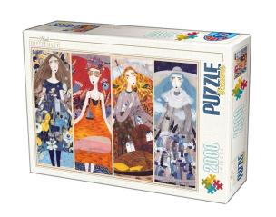 Opakowanie Puzzle 2000 Andrea Kurti, Cztery sezony