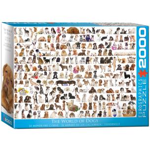 Opakowanie Puzzle 2000 The World of Dogs 8220-0581