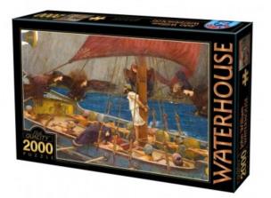 Opakowanie Puzzle 2000 Waterhouse, Ulisses i syreny