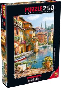 Opakowanie Puzzle 260 Kawiarnia nad kanałem