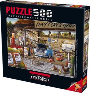 Opakowanie Puzzle 500 Garaż Daytona