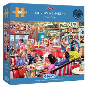 Opakowanie Puzzle 500 Restauracja w stylu retro G3