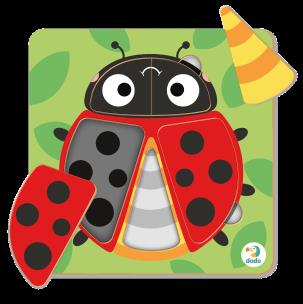 Opakowanie Puzzle Sorter mini 5 elementów Biedronka DOP300364