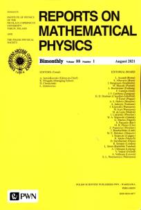Opakowanie Reports On Mathematical Physics 88/1 - Polska