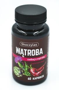 Skoczylas Wątroba ostropest + karczoch + kapsaicyna 60kaps. Producent: Skoczylas. Multiszop.pl Zdjęcie produktu Skoczylas Wątroba ostropest + karczoch + kapsaicyna 60kaps