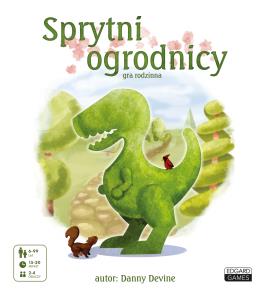Sprytni ogrodnicy. Gra rodzinna. Autor: Devine Danny. Multiszop.pl Okładka książki Sprytni ogrodnicy. Gra rodzinna