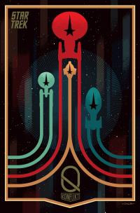 Okładka książki Star Trek. Konflikt Q