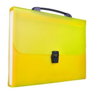 Opakowanie Teczka harmonijkowa z rączką A4 żółta BT623-Y