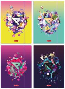 Opakowanie Teczka rysunkowa A4 z gumką Ekipa mix