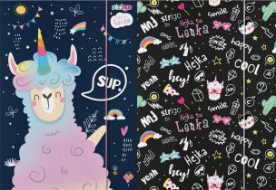 Opakowanie Teczka z gumką A4 Hejka tu Lenka STRIGO