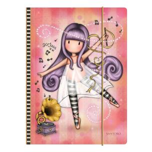 Opakowanie Teczka Zamykana na Gumkę. Little Dancer