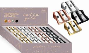 Opakowanie Temperówka metalowa Satin Gold (24szt)
