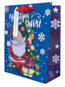 Opakowanie Torba QPM-089 Boże Narodzenie Mikołaje