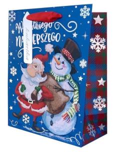 Opakowanie Torba QPM-091 Boże Narodzenie Mikołaje