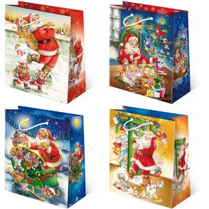 Opakowanie Torebki ozdobne BN T-8L set S-32 Mikołaj baśniowy 10 sztuk