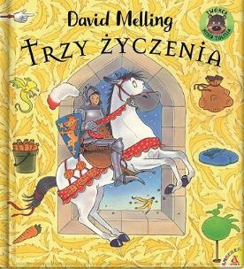 Trzy życzenia. Autor: David Melling. Multiszop.pl Okładka książki Trzy życzenia