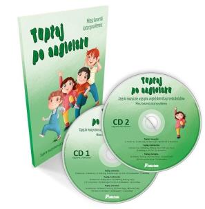 Okładka książki Tuptaj po angielsku + 2 CD