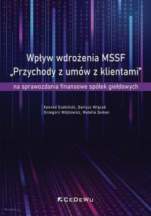 Okładka książki Wpływ wdrożenia MSSF