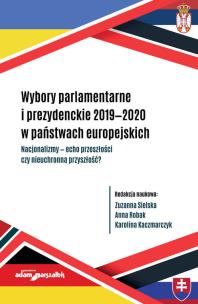 Okładka książki Wybory parlamentarne i prezydenckie 2019-2020 w państwach europejskich