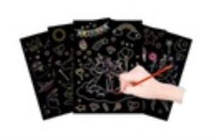 Opakowanie WYDRAPYWANKA TĘCZOWA A4, 8 ARKUSZY