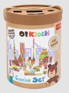 Opakowanie Zabawka drewniana - Klocki combo 142szt TREFL