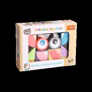 Opakowanie Zabawka drewniana Stworki kolorki 61520