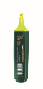 Opakowanie Zakreślacz płaski żółty (12szt.) KW015-Y