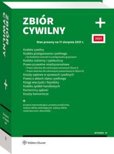 Okładka książki Zbiór cywilny PLUS Stan prawny na 11 sierpnia 2021 r.