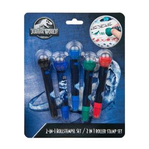 Zestaw 2w1 Flamastry ze Stempelkami Dinozaury. Wydawca: Cass Film. Multiszop.pl Opakowanie Zestaw 2w1 Flamastry ze Stempelkami Dinozaury