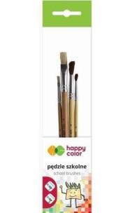 Opakowanie Zestaw pędzli szkolnych mix włosia A 4szt