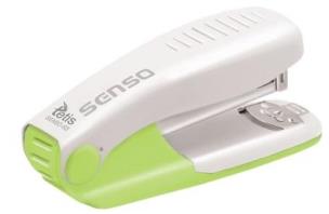 Opakowanie Zszywacz metalowy zielony 25 kartek SENSO-63