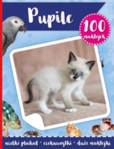 Okładka książki 100 naklejek. Pupile