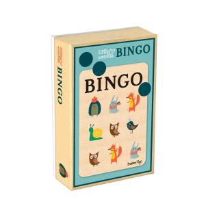 Bingo, Gra Planszowa dla Dzieci, Little Woodies. Wydawca: Barbo Toys. Multiszop.pl Opakowanie Bingo, Gra Planszowa dla Dzieci, Little Woodies