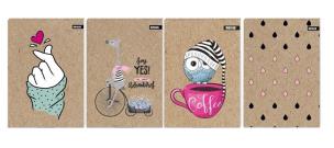 Opakowanie Blok notatnik A5/80K kratka Kraft Liner